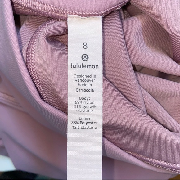 Lululemon pink taupe Wunder Under Crop high rise *Full-On Luxtreme 21" leggings - Picture 4 of 9